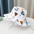【Special offer】 Cartoon 2-4 Years Baby Sun Hat UV Protection Large Brim Kids Fisherman Cap Children Cotton Bucket Hat Boy Girl. 
