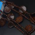 Bohemian Necklace Double Layer Retro Woven Necklace for Birthday.