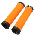 1 Pair Bicycle Handle Grip MTB BMX Bike Handlebar Grips Orange.