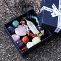 Healing Crystals Set Good Quality Colour Crystals Gift Box Pendant Set for Travel Men Women.