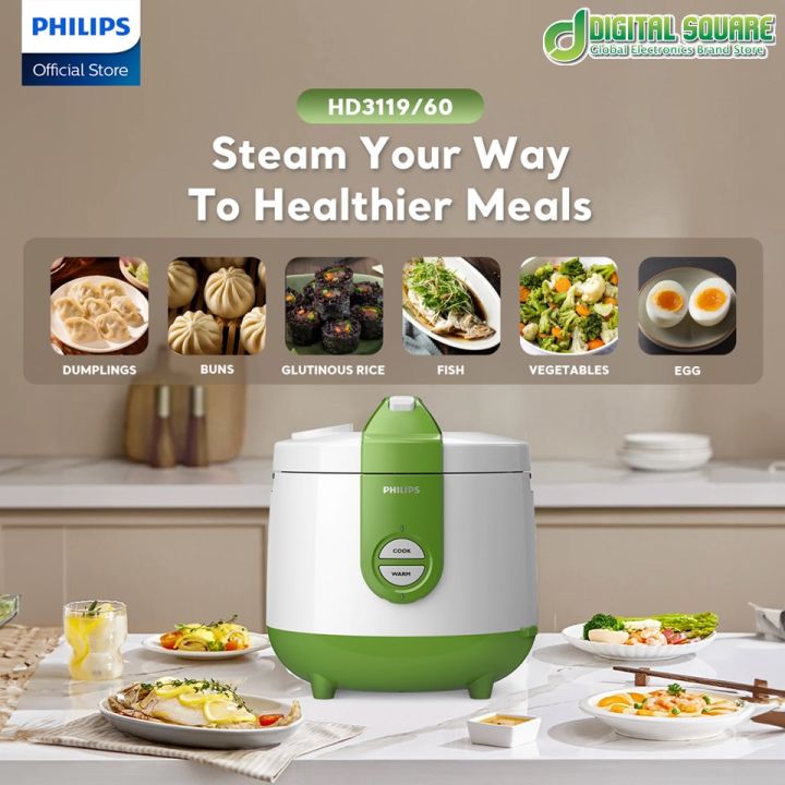 Philips%20HD3119/60%20Daily%20Collection%20Automatic%20Rice%20Cooker%20%7C%202.0%20Liter%20-%20Image%203