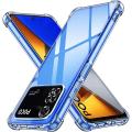For Xiaomi Poco M4 Pro 4G Soft TPU Clear Transparent Shockproof Airbag Back Cover Case. 