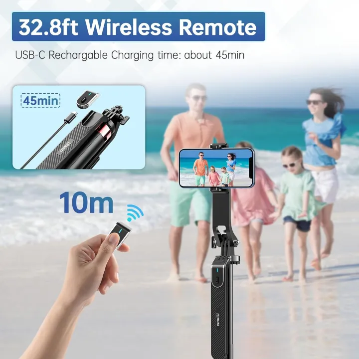 ULANZI%20MA09%20Extendable%20Phone%20Tripod,%2071"%20Selfie%20Stick%20Phone%20Vlog%20Tripod%20Stand%20Quadrapod%20with%20All%20in%201%20Phone%20Clip,%20Travel%20Tripod%20Phone%20Holder%20with%20Rechargeable%20Remote%20-%20Image%207