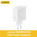 Realme Charger 45Watt Charger with USB Type C Fast Charging Smartphone Supervooc 45W Power Adapter for Realme C85 C85 Pro C75 C71 Phone Charger.
