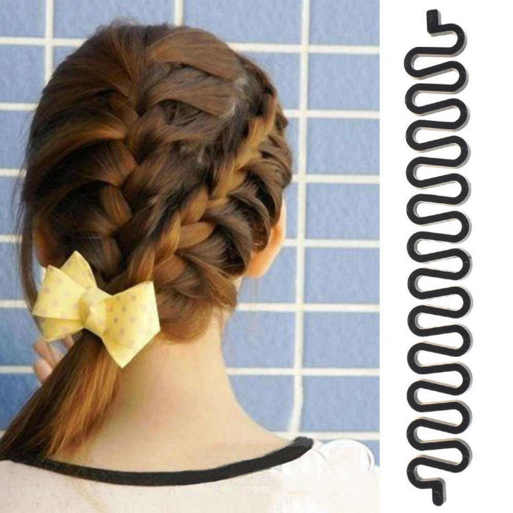 Women's Braided Hair Bun Maker - Simple Queue Tool for Easy Styling