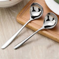 1pcs Stainless Steel Thickening Spoon Creative Long Handle Hotel Hot Pot Spoon Soup Ladle Home Kitchen Essential Tools. 