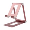 Adjustable Mobile Phone Holder Adjustable Foldable Portable Stand Foldable Portable Support Stand Full Metal For Mobile Phone. 