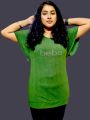 Export Quality Kappa Fashion Cotton Linen Mix Comfortable T-Shirt For Ladies. 