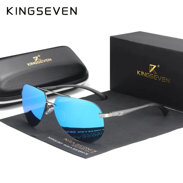 KINGSEVEN,%20Cool%20Aluminum%20Magnesium%20Frame%20Sunglasses,%20Premium%20Polarized%20Rimless%20Aviator%20Sunglasses,%20For%20Men%20Women%20Outdoor%20Sports%20Driving%20Fishing%20Cycling%20Supply%20Photo%20Prop%20-%20Image%206