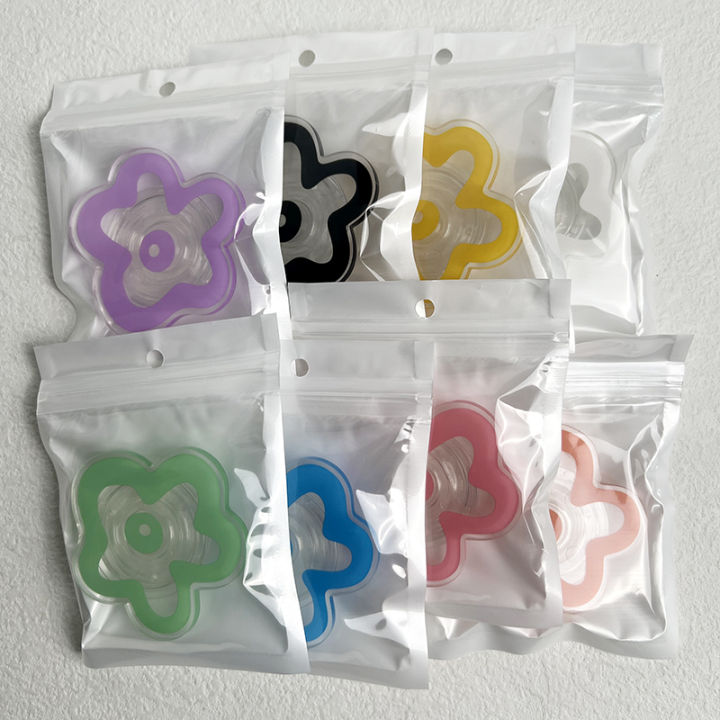 4mm%20Acrylic%20Solid%20Color%20Transparent%20Flower%20Mobile%20Phone%20Holder%20Creative%20Lazy%20Desktop%20Support%20Back%20Sticker%20Mobile%20Phone%20Ring%20-%20Image%206