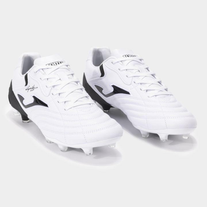 Botas de fútbol Joma Aguila Cup 2402 Blanco Negro Firm Ground