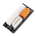 Dual PSU Power Supply Sync Adapter Add2Psu ATX 24Pin to 4Pin Molex Synchronous Connector Riser Cable Miner Mining. 