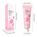 Sakura Peeling Face Mask Deep Cleansing Anti Aging Anti Wrinkle Whitening Blackhead Removed Tear Off Mask Facial Skin Care 50g Lateil.