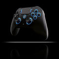 QRD Spark N5 Wireless Controller for PS4 PS3 PS2 IOS Android PC Hall Effect 9-color LED lights Vibration effect PS4 Gamepad.