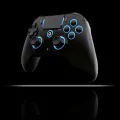 QRD Spark N5 Wireless Controller for PS4 PS3 PS2 IOS Android PC Hall Effect 9-color LED lights Vibration effect PS4 Gamepad. 