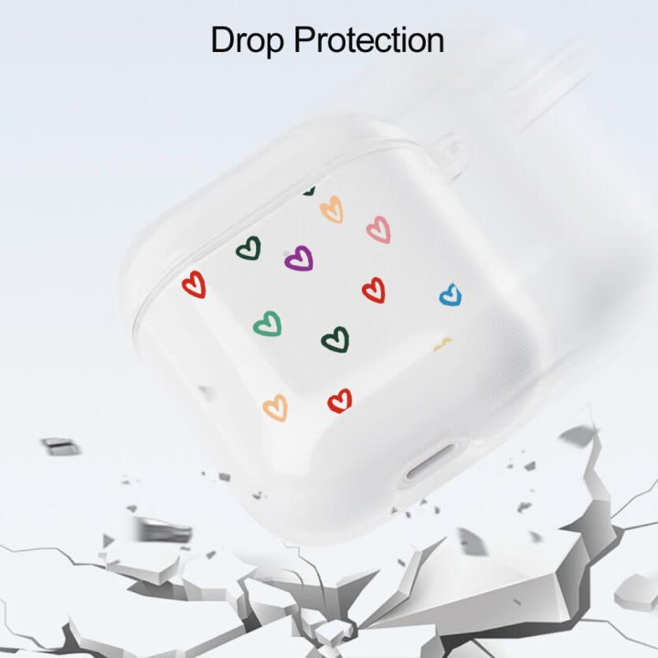 HoneyYami%20Red%20Love%20Heart%20Clear%20TPU%20Cover%20For%20Apple%20Airpods%202/1%203%20Earphone%20Coque%20Soft%20Protector%20Funda%20Airpods%20Pro%20Pod%20Covers%20Earpods%20Case%20-%20Image%204