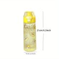 1pc 550ml/18.6oz Cartoon sanrio Flip Top Water Bottle With Filter, For Outdoor Sports, Fitness, Travel, Kuromi, Melody Style. 