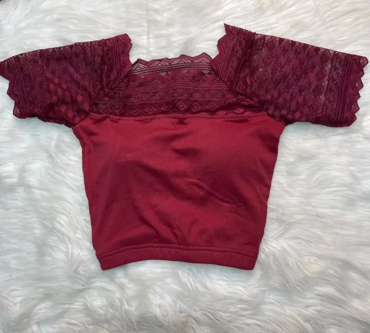 Short%20Sleeve%20Round%20Neck%20Readymade%20paded%20Lace%20Net%20Blouse%20for%20Women%20&%20Girls%20by%20now%20in%20amena%20fashion%20-%20Image%204