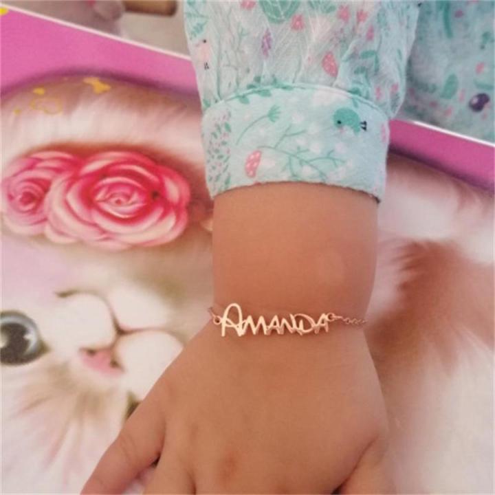 Not allergic Lovely New Baby Bracelet Personalized Children