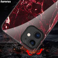 For Xiaomi Poco C65 Phone Case Fashion Marble Pattern Phone Case Tempered Glass Protected Soft Silicone Bumper for Poco C65 Cover Casing HP.