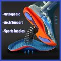 Orthopedic Insoles for Shoes Men Women Brand Arch Support Air Insole for Feet Shock-absorbing Baskets Sport Running Shoe Sole. 