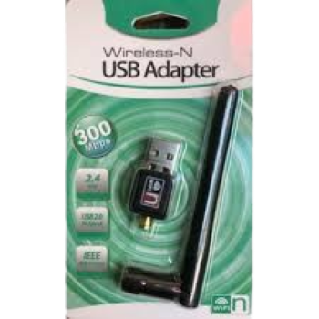 300M USB Wireless Card WIFI Receiver with Antenna