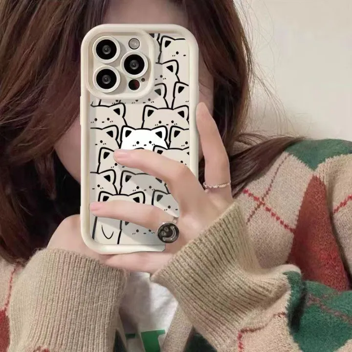 Cellphone%20Case%20For%20OPPO%20A16%20A38%20A16K%20A17%20A53%20A54%20A55%20A58%20A72%20A74%20A36%20A78%204G%20A54S%20A32%20A96%20F19S%20RENO%206%20Lite%20Phone%20Casing%20Cartoon%20Matte%20Popular%20Angel%20Eyes%20Couple%20Cute%20Bear%20Back%20Cover%20Shockproof%20Camera%20Protective%20Anti-falling%20TPU%20Soft%20-%20Image%202