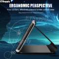 For Xiaomi Poco C65 Flip Case Smart Cosmetic Mirror Cover for Xiaomi Poco C65 Shockproof Cases Clear View Stand Housing.