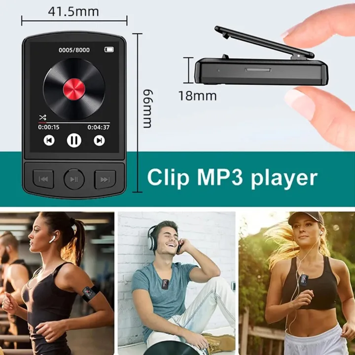 1.8Inch%20MP3%20Player%20Portable%20Sport%20Clip%20Mini%20MP3%20Player%20Bluetooth%205.2%20Walkman%20HiFi%20Sound%20MP3%20Music%20Player%20FM%20Radio/E-Book/Clock%20-%20Image%206