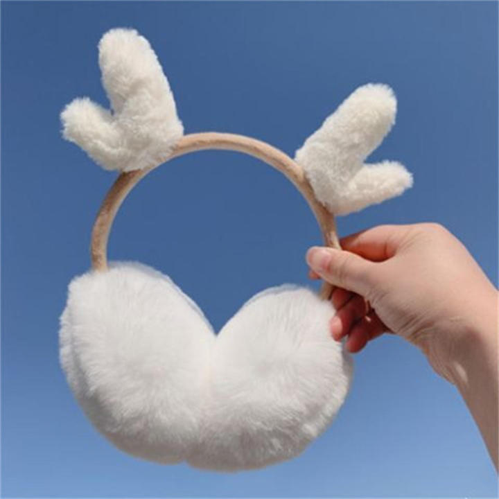 Plush%20Earmuffs%20Cute%20Faux%20Foldable%20Ear%20Warmers%20Cashmere%20Antler%20Ear%20Covers%20for%20Winter%20Women%20Girls%20Children%20Outdoor%20-%20Image%208