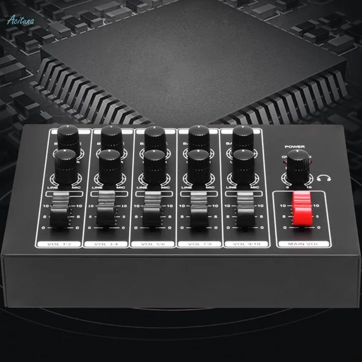 Mini%20Audio%20Mixer%20DC%209V%205%20in%201%20Out%20Stereo%20Mixer%20for%20Microphones%20Guitars%20Stage%20-%20Image%203