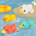 Baby Bath Toy Swimming Small duck dolphin Clockwork Playing Water Bathtub Cute animal Cartoon Swimming Toy for Kids For Early Learning Baby,Boys and Girls Baby toys. 
