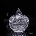 Glass Storage Jar Decorative Candy Bowl for Buffet Bean.