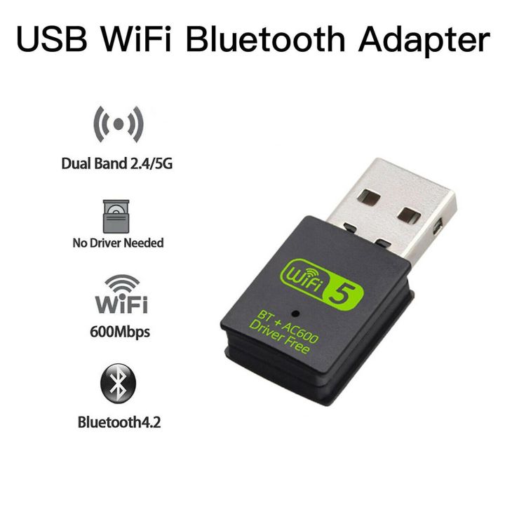 600Mbps%20Dual%20Band%20WiFi%20+%20Bluetooth%20Adapter%20For%20Windows%20PC/Laptop-%20(Driver%20Free%20Version,%20WiFi%20Hotspot%20Supported,%202.4GHz%20+%205GHz)%20-%20Image%203