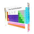 Acrylic Periodic Table of Elements Chemical Element Chart Display Learning Education Tool for Teachers Students for Home School Desk Crafts Decor. 