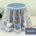 2pcs Oil-Proof Air Fryer Dust Cover 25x25x25cm Blue-Swan. 