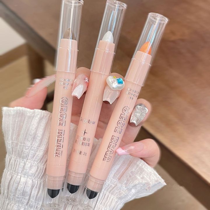 6%20Colors%20Lazy%20Eye%20Makeup%20Cosmetic%20Waterproof%20Diamond%20Pearlescent%20Brightening%20Eye%20Shadow%20Face%20Eye%20Shimmer%20Highlight%20Eyeshadow%20Pen%20Double%20Head%20Glitter%20Shiny%20Eyeshadow%20Stick%20-%20Image%205