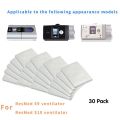 【Prime deal】 30Pcs Disposable Air Filters Premium Disposable Universal Filters for AirSense AirCurve10 S9. 