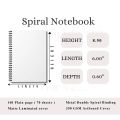 One Piece Luffy Gear 5 double Spiral A5 Matte Finish Front and Back wallpaper Print Classic Plain Notebook 140 Pages.