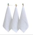 100% Cotton Soft Face Towel White - 30cm x 30cm.