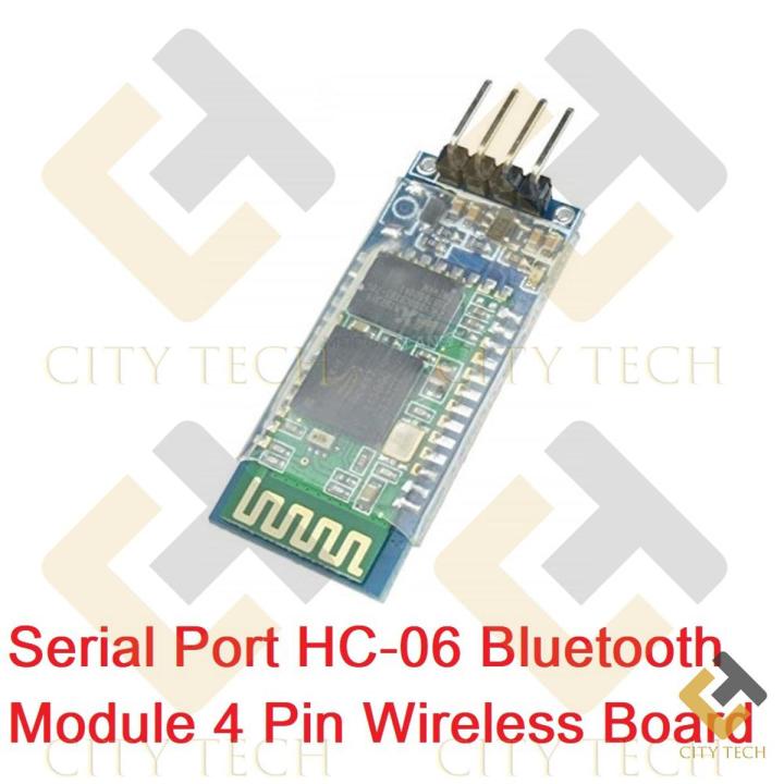 HC 06 Bluetooth Module Serial Port HC-06 Integrated Bluetooth Module Serial Port 4 Pin HC06 Board For Arduino Electronics Project