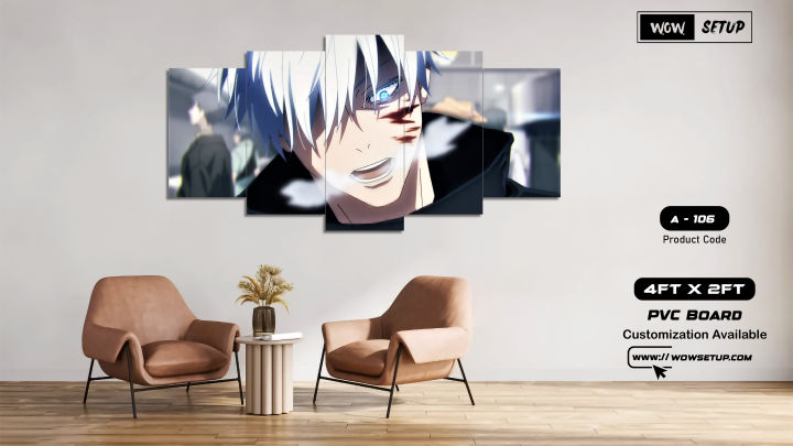 5%20Part%20Wallboard%205Pcs%20In%201%20Set%20Wall%20Canvas%20Art%20Ready%20to%20Hang%20for%20Living%20Room%20or%20Bedroom%20Home%20Decoration%20On%20Wall%20Canvas%20Painting%20Wall%20Anime%20Wallboard%20-%20Image%203