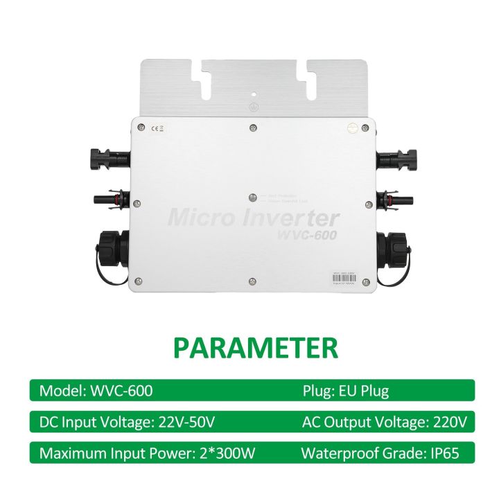 WVC-600%20Micro%20Inverter,%20600W%20Solar%20Grid%20Tie%20Micro%20Inverter%20Waterproof%20IP65%20MPPT%20DC22-50V%20PV%20Input%20AC220V%20Output%20for%20Solar%20Panel,%20EU%20Plug-silver%20-%20Image%207