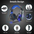 G2000 Gaming Headsets Big Headphones with Light Mic Stereo Earphones Deep Bass for PC Computer Gamer Laptop PS4 New X-BOX. 