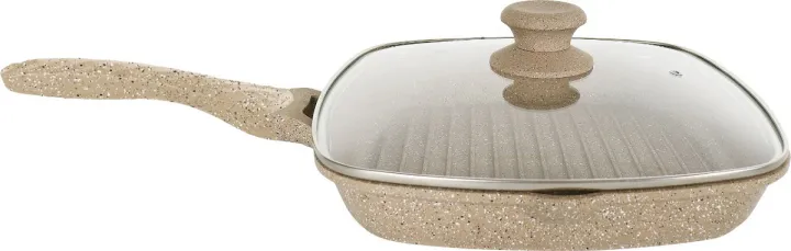DISNIE%20MARBLE%20GRANITE%20COATING%20INDUCTION%20BOTTOM%20NONSTICK%20SQUARE%20GRILL%20PAN-%2028CM%20WITH%20LID%20with%20Free%20Delivery%20-%20Image%202