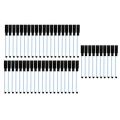 50 Pen Water Colour Whiteboard Marker Pens Dry Erase White Board Pen. 