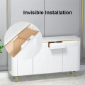 Hidden Cabinet Lock, Smart NFC RFID Electronic DIY Child Safety Proofing Lock for Cabinet Drawer Locker Cupboard.