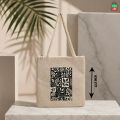 Tag Lifestyle Eco Friendly Fashionable Jute Tote Bag Shopping Bag/College/University Bag, Tote Bag, Jute Bag with Zipper.