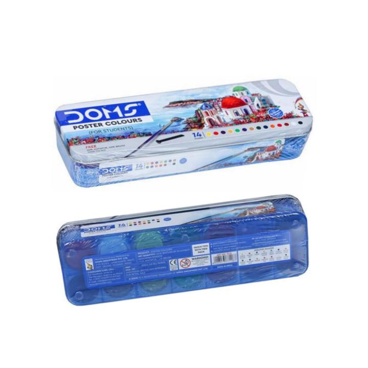DOMS Poster Colour 14 Color 10ml Paint Set