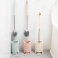 Toilet bowl cleaning set with soft bristle brush Toilet bowl brush and holder Bathroom cleaning brush.
